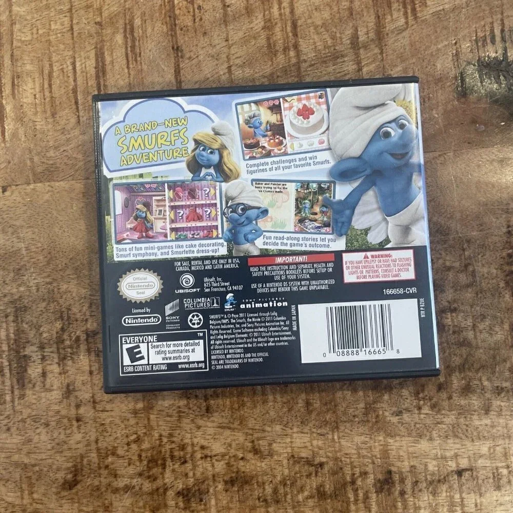 The Smurfs (Nintendo DS, 2011) CIB Complete - Tested Works